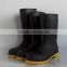 a high fashion men boots for mining working safety rain boots
