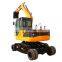 High performance Wheeled hydraulic excavator for sale