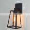 Creative Glass Box Iron Golden Triangle Rural Outdoor Indoor Balcony Bedroom Bar Restaurant Wall Lamp Sconces
