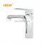 LIRLEE Factory Price OEM Brass Bathroom Waterfall Basin Mixer Faucet for on the bowl basin