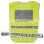 High visible safety vest adjustable reflective safety