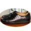 Crocodile Leather Shoes Men's Autumn Tide Shoes Fashion All-Match Wear-Resistant Leather Slip-On Casual Shoes Over-The-Foot Shoes Single Shoes