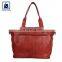 High Quality Matching Stitching Swiss Cotton Lining Women Genuine Leather Handbag