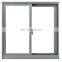 Foshan LEIBO New Balcony Gray Color Simple Design 2 Track Aluminium Tinted  Glass Casement Sliding Window