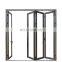 German hardware thermal break aluminum double glass folding door/bifolding door