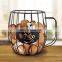 Affordable Non Folding Steel Basket Organizer Stand Cup Coffee Pod Storage Holder