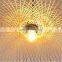 Best Price Unique Woven Bamboo Lampshade Natural Wicker Pendant light, Ceiling light decor Wholesale