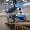 Self propelled scissor lift, working platform with battery