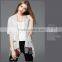 2016 latest design shawl summer hollow loose knit short-sleeved V-neck women fringed shawl