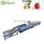 Plc control vegetable sorting machine / weighting fruit grader for sale plastic paper threading