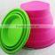 Hot Selling Silicone Rubber Collapsible Folding Ice Bucket Pail