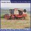 The modification of wheat harvester with triangular track and semi chain track has strong passability