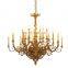 large classical french royal style brass k9 crystal chandelier foyer lighting hanging chandelier for hotel