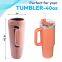 Custom Logo Color Water Bottle Tumbler Sleeve Large Size Neoprene 40OZ Cup Tumbler Carrier Bag