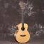 YAN 36-inch Round Body Spruce Solid Top Nanyang Backsides Mahogany Natural Color Folk Guitar Acoustic Guitar Factory SM-68