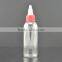 100ml electronic cigarettes clear pet glue bottles twist cap