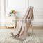 light camel color woven cashmere blanket