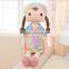 Custom high quality wholesale plush baby dolls and soft stuffed girl doll