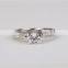 Top quality 925 silver adjustable women ring setting with AAA stones