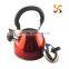 1.5L high quality stainless steel whistling tea kettle set with nylon handle