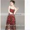 ladies red long slip dress wholesale