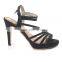 Black High Heel Shoes Women Gorgeous Party Sandal Sexy Women Everning Sandals Rhinestone Stiletto Pump Shoes