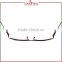 Laura Fairy High Quality Half Rim Metal Reading Glasses Optical Frame Made In China