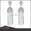 China wholesale Cz crystal 925 earrings wedding earrings