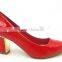 Middle heel Women office shoes pointed toe pump