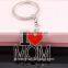 I LOVE MAMA letter heart key chains best trinket Mother's Day gift key ring jewelry