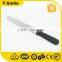 Flexible Resistant Blade Angled Cake Decorating Spatulas With Wooden Handle