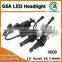 2015 LED headlight 9005 with flexbile heat sink