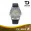 Alibaba china wholesale cheap PU leather strap men vintage leather watch