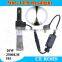 H4 LED Headlight Bulbs Conversion Kit with Flexible Tinned Copper Braid