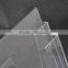 Clear Acrylic Brochure Stands With 2 Tier