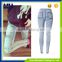 Euramerican popularity pencil pants elastic jeans trousers tall waist snowflakes tie-dye feet pants