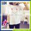 New fashion white woman style cotton t-shirt