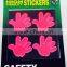 Fashional PVC flashing Reflective adhesive Stickers