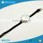Women fashion design pu strap stainless steel case fitness watch