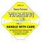 Hot Impact Indicator Shockwatch Impact Monitoring Shipping Label Customize
