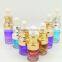 10-50ml purple glass essential oil bottles with unique shape, essential oil bottle storage boxes