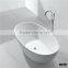 Kingkonree Modern Design Round Big Soaking Freestanding BathTub