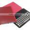 Ultra-thin Backlit Wireless Bluetooth Keyboard for iPad Mini with swivel 360 rotation case