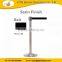 China high quality retractable belt stanchion queue management pole