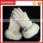 V-365 Women plain color slap-up wool winter warmer gloves with flower magic finger golves