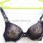 Women's sexy transparent underwire lace push up bra