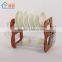 New design high quality wooden dish rack with single plastic tray