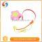 Top toy musical instrument dealer girl pink plastic microphone with cute headphone