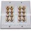 Die casting aluminium alloy wall switch plates covers