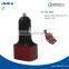 Shenzhen car charger factory wholesale 7.2A three port car usb charger car parts accessories